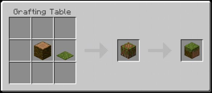 Mossed Jungle Log Recipe