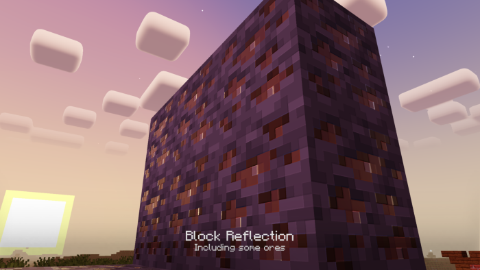 Block reflection in fantasy shader.