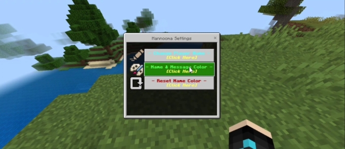 Settings menu for rank customization.
