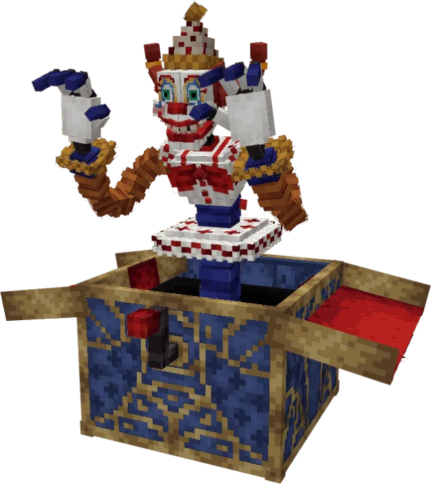 Jack-in-the-box character in Minecraft.