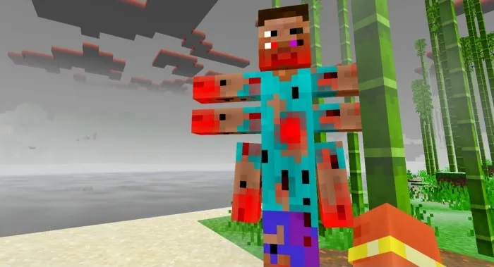 Horror-themed multi-armed creature.