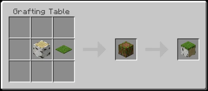 Grassed Birch Log Recipe 2