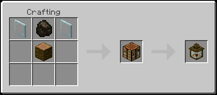 Jungle Wood Lantern Recipe