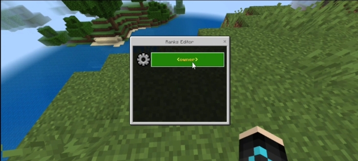 Ranks Editor interface in game.