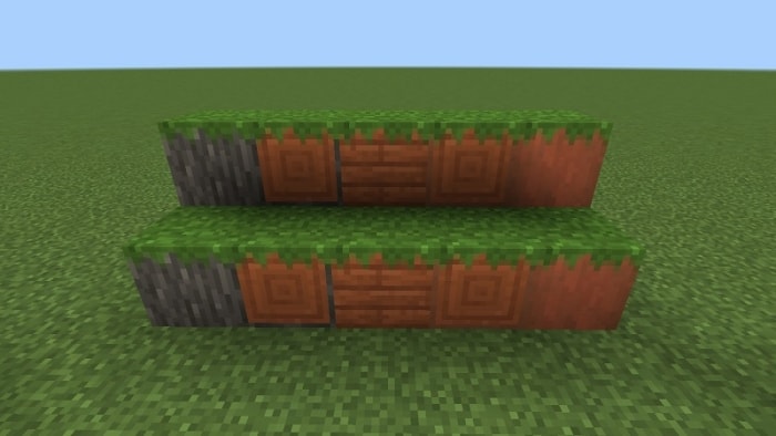 Grassed Acacia Log