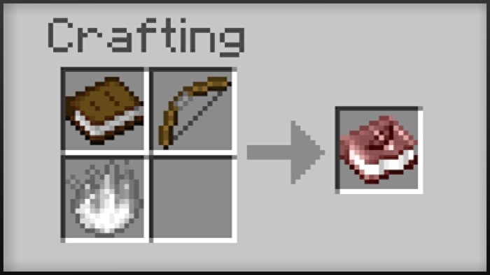 Crafting recipe for summoning item.