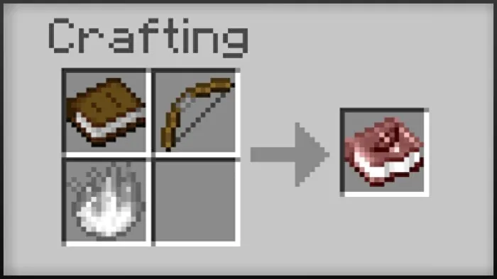 Crafting recipe for summoning item.