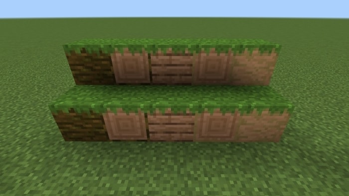 Grassed Jungle Log