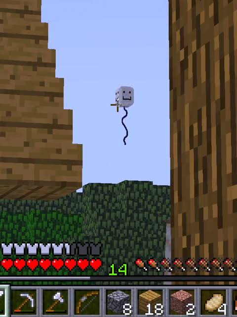 Floating odd entity with a twisted tail