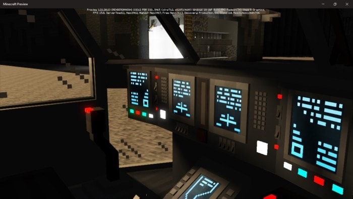Helicopter cockpit with digital control panels