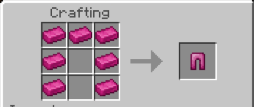 Crafting pink pants with ingots.