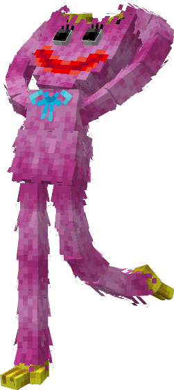 Pixelated pink character mod.