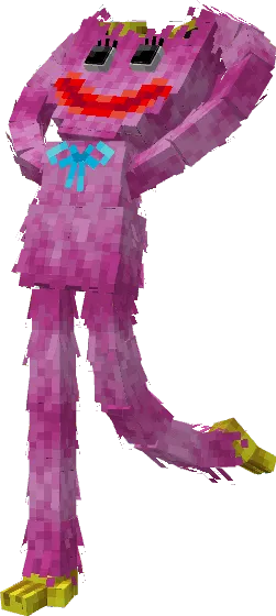 Pixelated pink character mod.