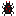 Mutated insect icon with red eyes.