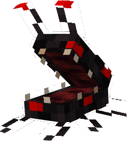 Mutated monster with open mouth.