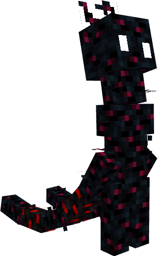 Mutated mob with glowing eyes.