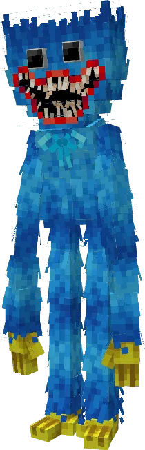 Blue creature with sharp teeth.