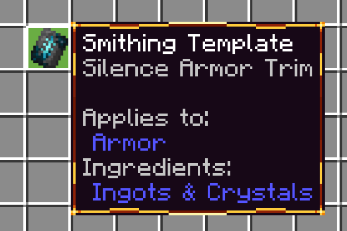 Tooltip with gold-trimmed border
