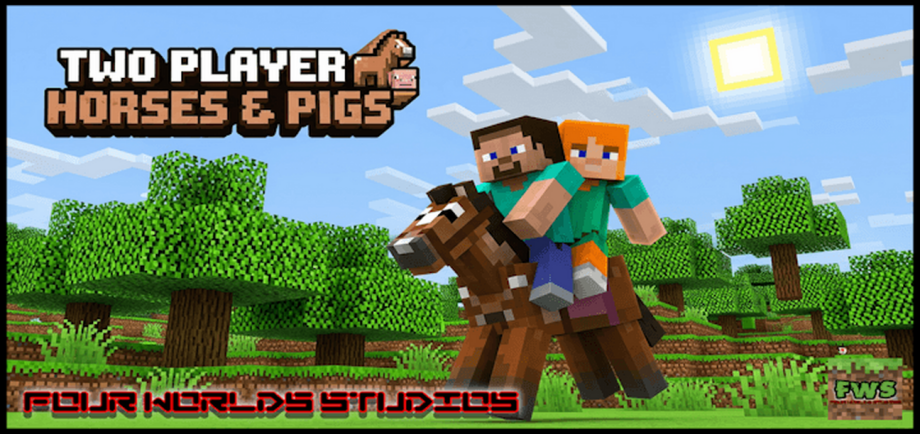 Thumbnail: Two Player Horses & Pigs [Why ride by yourself when you can ride with a friend!]