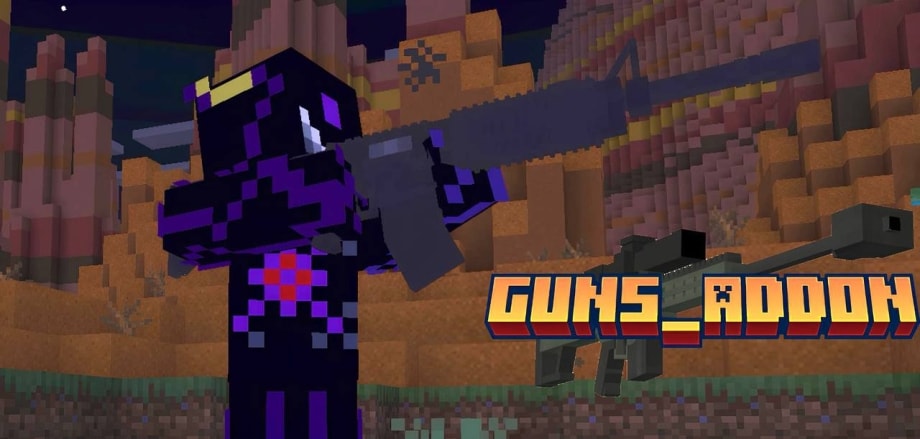 Thumbnail: 🔫 GUNS_ADDON - Addon with weapons for Minecraft Bedrock/🥸🔫/by:Stormy_editor/💣🧨/