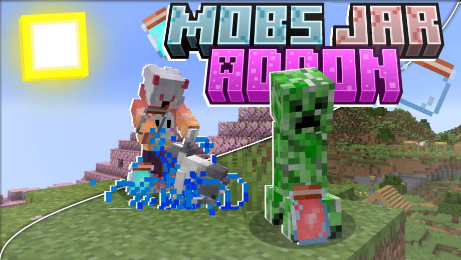Thumbnail: Mobs Jar Add-On V1 (1.21.90+) - Hold Mobs Anywhere!