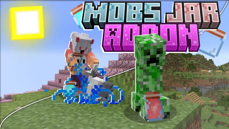 Thumbnail: Mobs Jar Add-On V1 (1.21.90+) - Hold Mobs Anywhere!