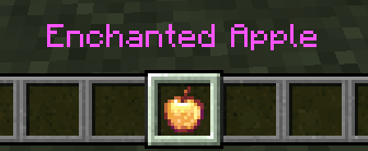 Clear tooltip for Enchanted Apple.