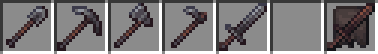 Ancient-themed tools, sword, and shield