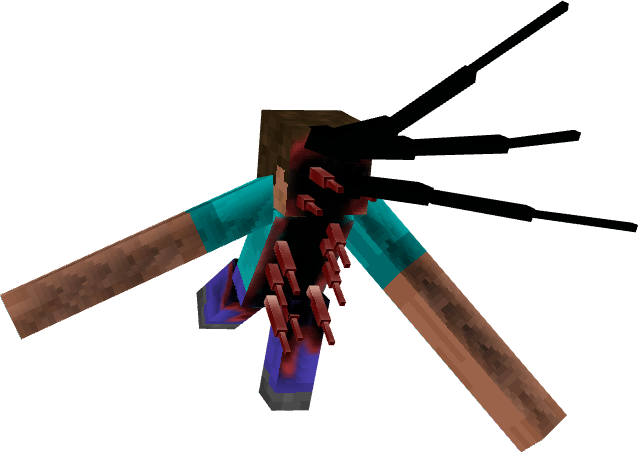 Distorted humanoid creature with spikes