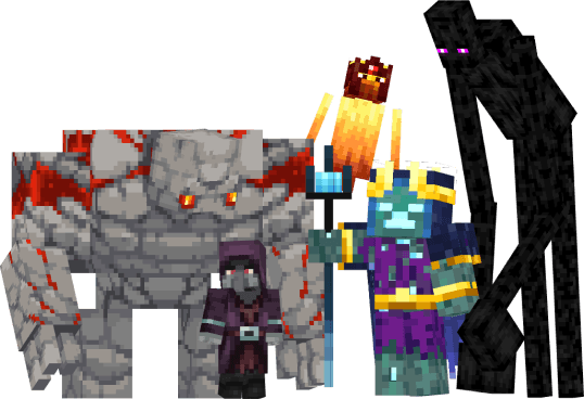 Characters from Alylicas Dungeons mod.