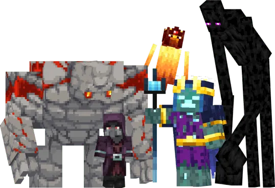 Characters from Alylicas Dungeons mod.