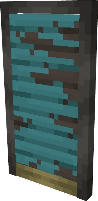 Blue textured door from Poppy Playtime mod.