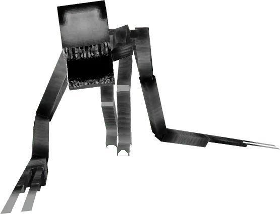 Distorted, crawling creature with long limbs