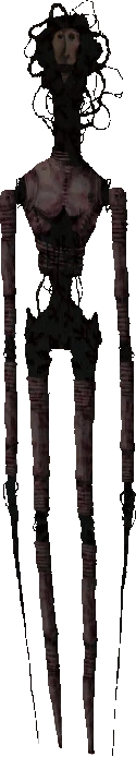 Tall, slender creature design.
