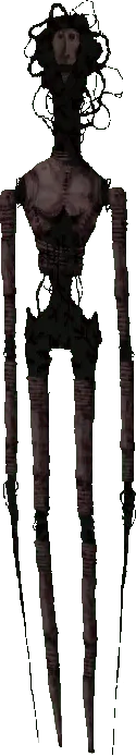 Tall, slender creature design.