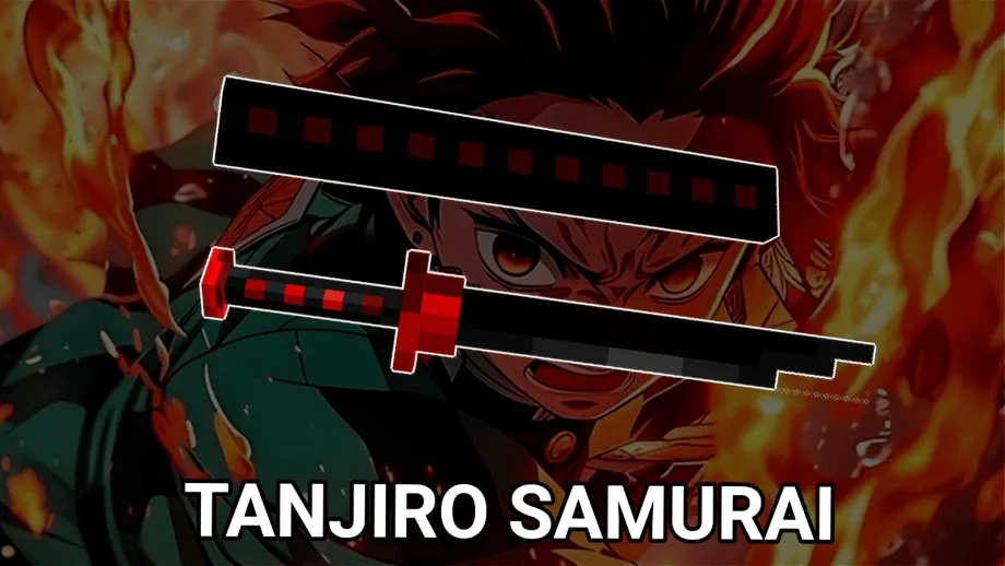 Thumbnail: tanjiro samurai (black katana)