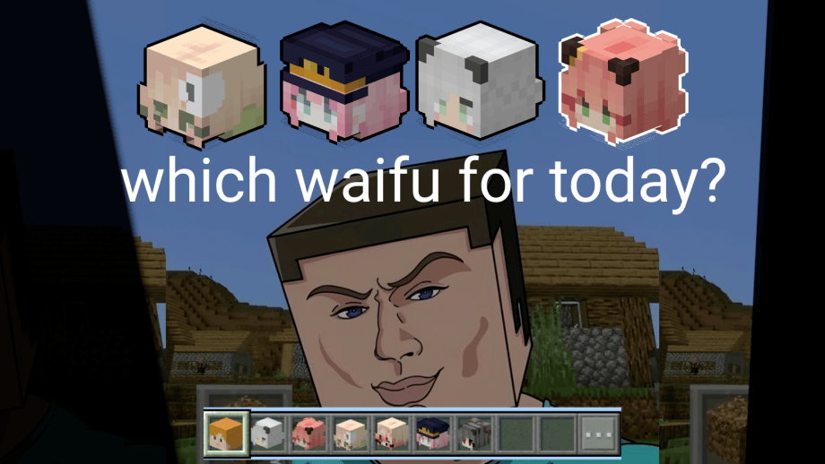 Thumbnail: WAIFU MODE - steve waifu edition