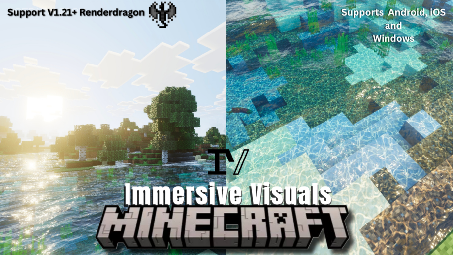 Thumbnail: Immersive Visuals for MCPE/BE 1.21+ Support Renderdragon