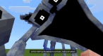 Blocky creature with wide eyes.