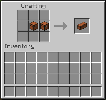 Double chest crafting recipe interface