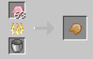 Cooking prehistoric meat into food item