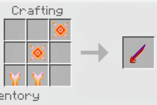 Arcane sword crafting recipe displayed.