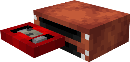 Blocky cassette player and tape.