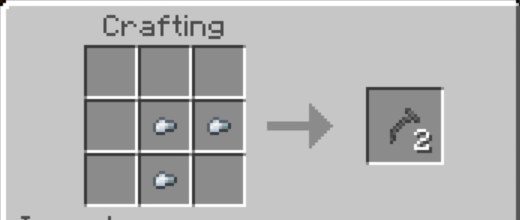 Crafting recipe for spiked baseball bats.