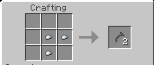 Crafting recipe for spiked baseball bats.