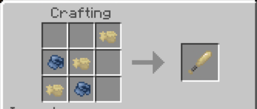 Crafting recipe for spiked bat.