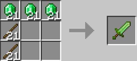 Wide Emerald Sword
