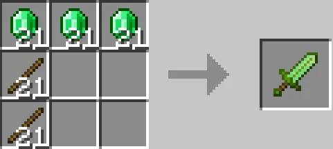 Wide Emerald Sword