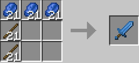 Wide Lapis Sword