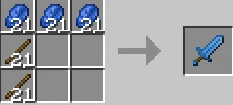 Wide Lapis Sword